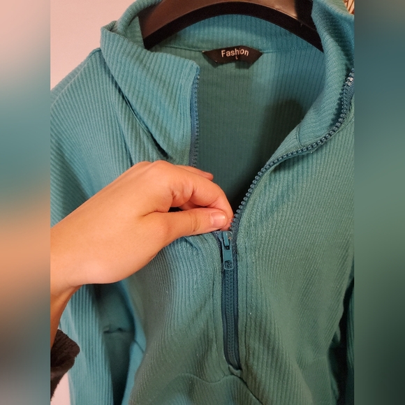 Teal Ribbed Set - Picture 5 of 11